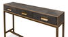 Gideon Shagreen Console Table, Ant.Grey, by Sarreid, 54" length x 12" width x 34" height thumbnail 23