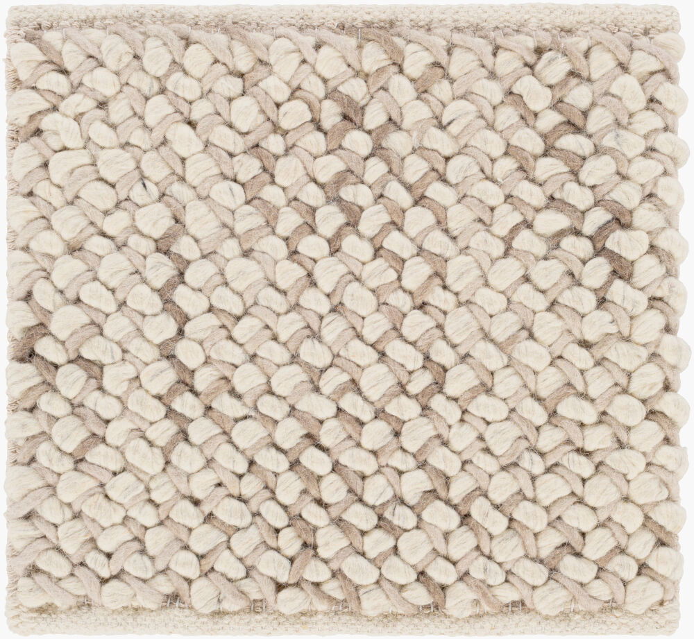 Avera Handmade Rug, by Surya, 1'6" length x 1'6" width