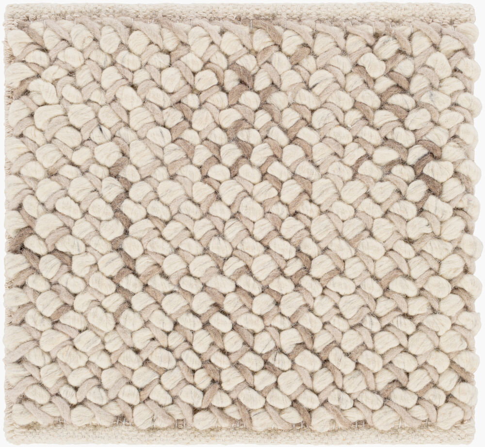 Avera Handmade Rug, by Surya, 1'6" length x 1'6" width