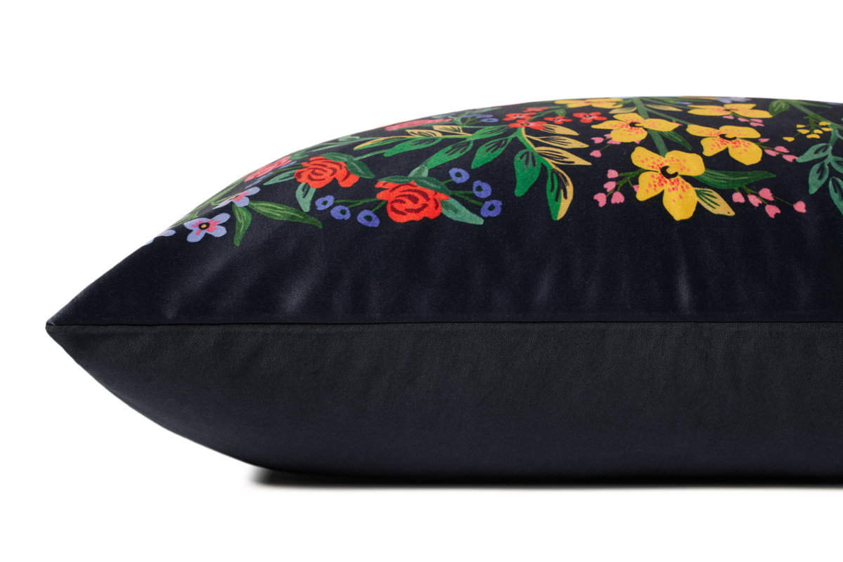 Rifle Paper Co. x Loloi Pillows Pillow, Decorative Pillow, 22" length x 22" width View 2