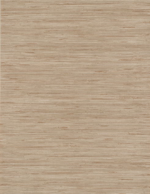 Lustrous Grasscloth Beige Wallpaper