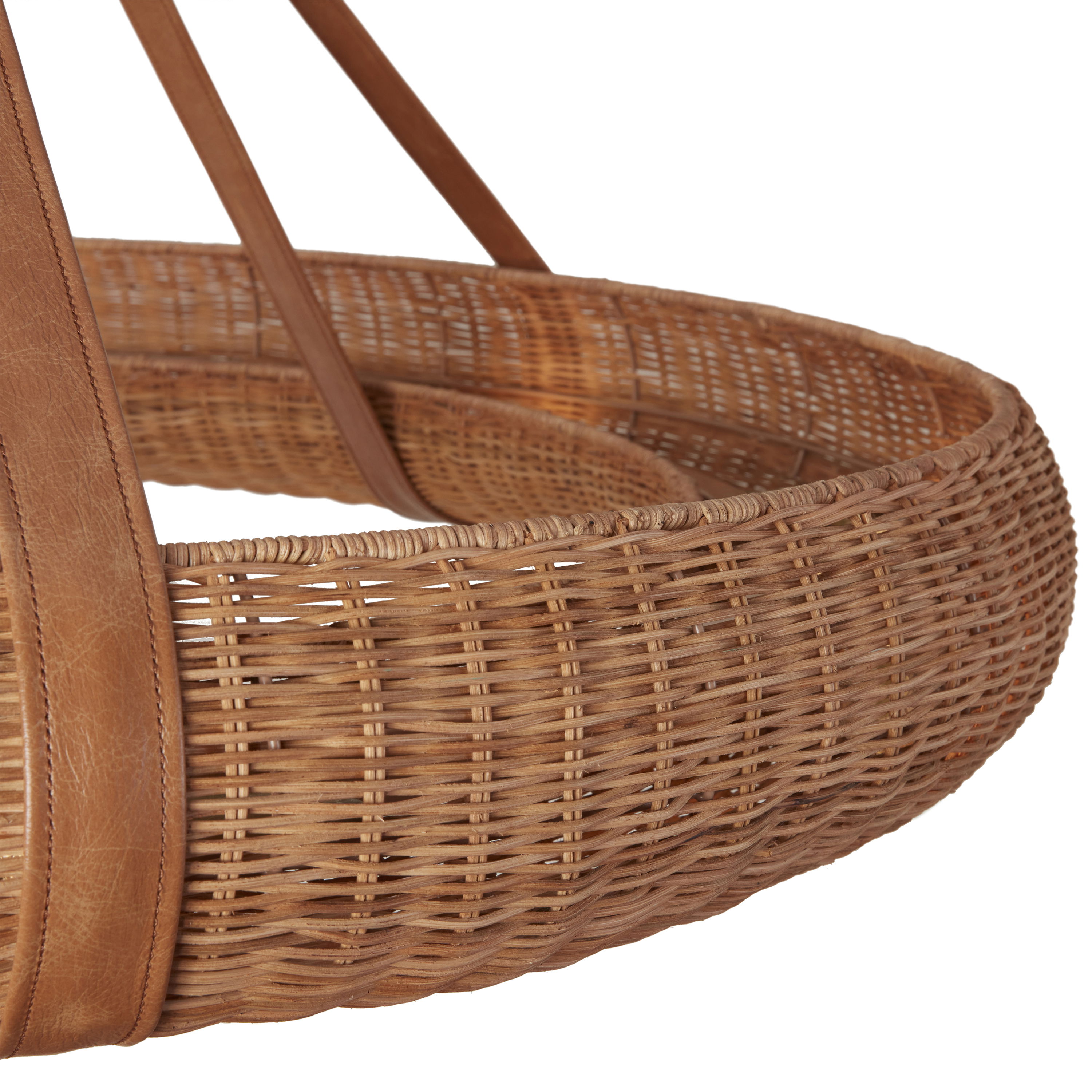 Pampas Rattan Halo Chandelier, by Woven, 20.25" height x 42" diameter View 2