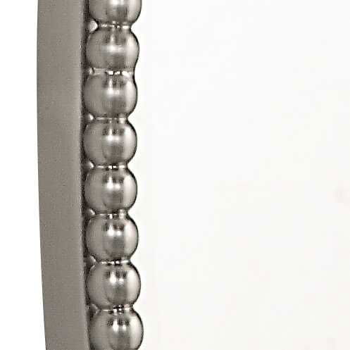 Sherise Brushed Nickel Oval Mirror, by Uttermost, 22" width x 32" height x 1.75" depth View 7