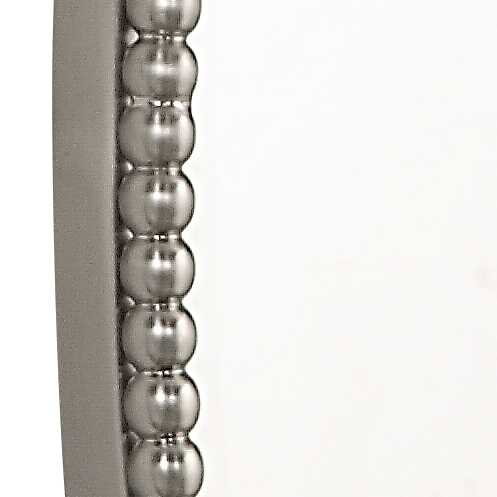 Sherise Brushed Nickel Oval Mirror, by Uttermost, 22" width x 32" height x 1.75" depth View 7