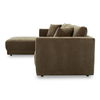 Bryn Sectional Left Heritage Cedar Green, Sectional Sofa by Moe's Home, 115.5" width x 31.5" height x 70.5" depth thumbnail 3