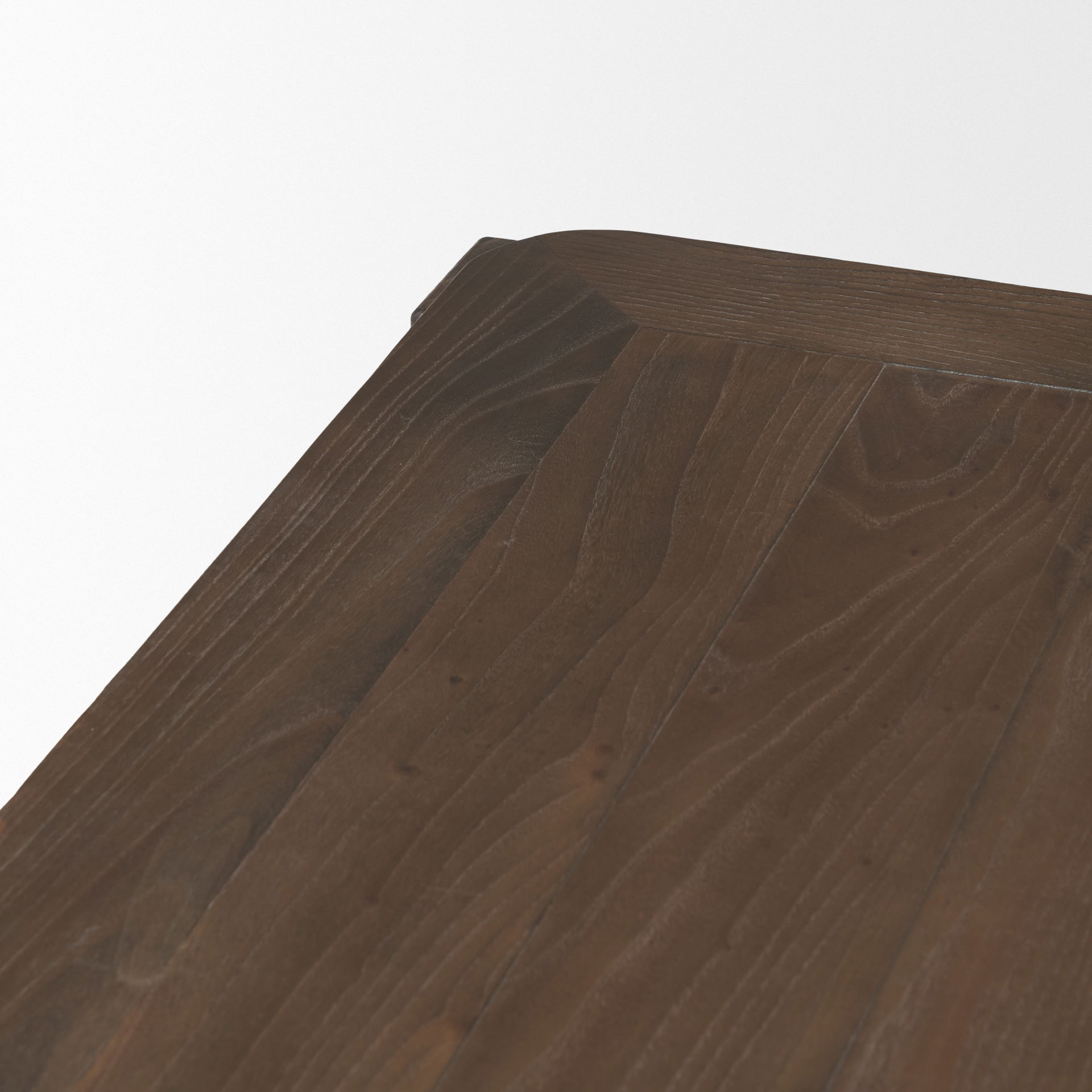 Teva Dark Brown Wood Rectangular 72' Dining Table large image 