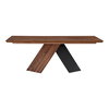 Axio Dining Table Brown, by Moe's Home, 80" width x 29.5" height x 40" depth thumbnail 1