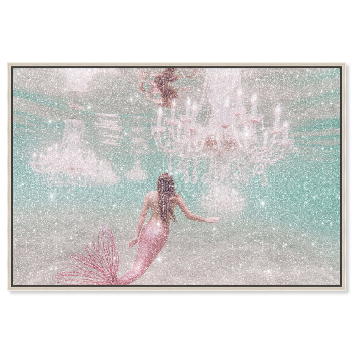Lost City of Mermaids II (Diamond Dust), Art by Oliver Gal,  36x24 View 1