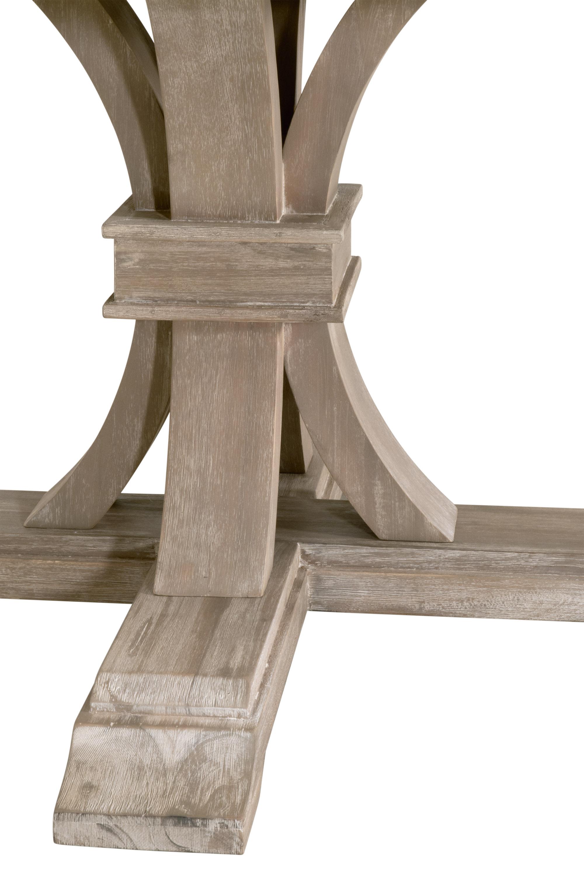 Devon 54' Round Extension Dining Table, by Essentials for Living, 54" width x 30" height x 54" depth View 13