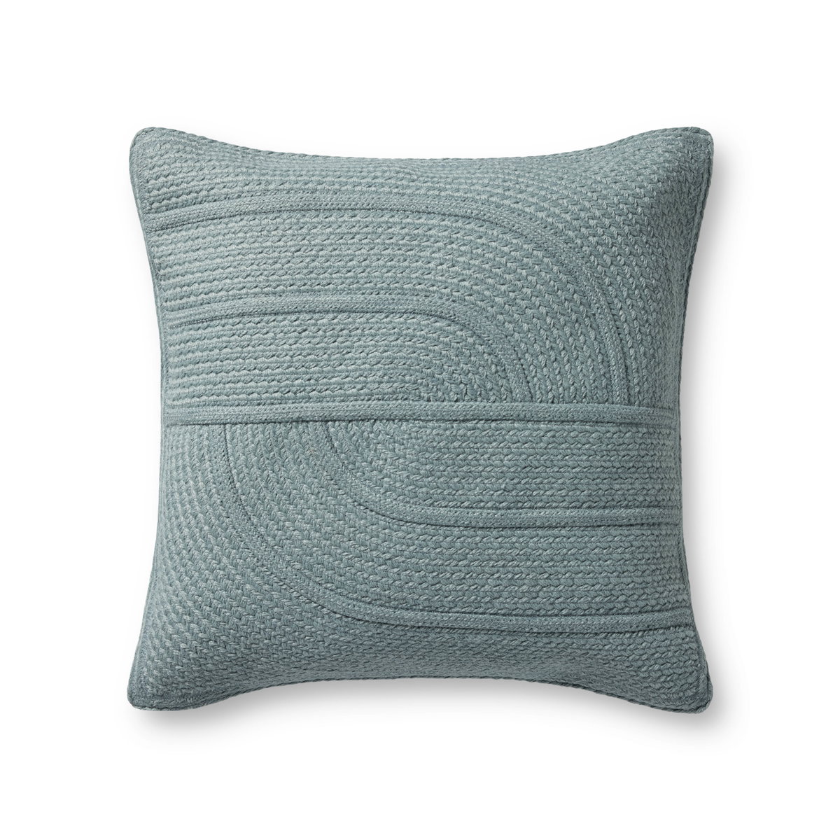 Loloi Lt. Blue Pillow, Decorative Pillow, 20" length x 20" width View 1