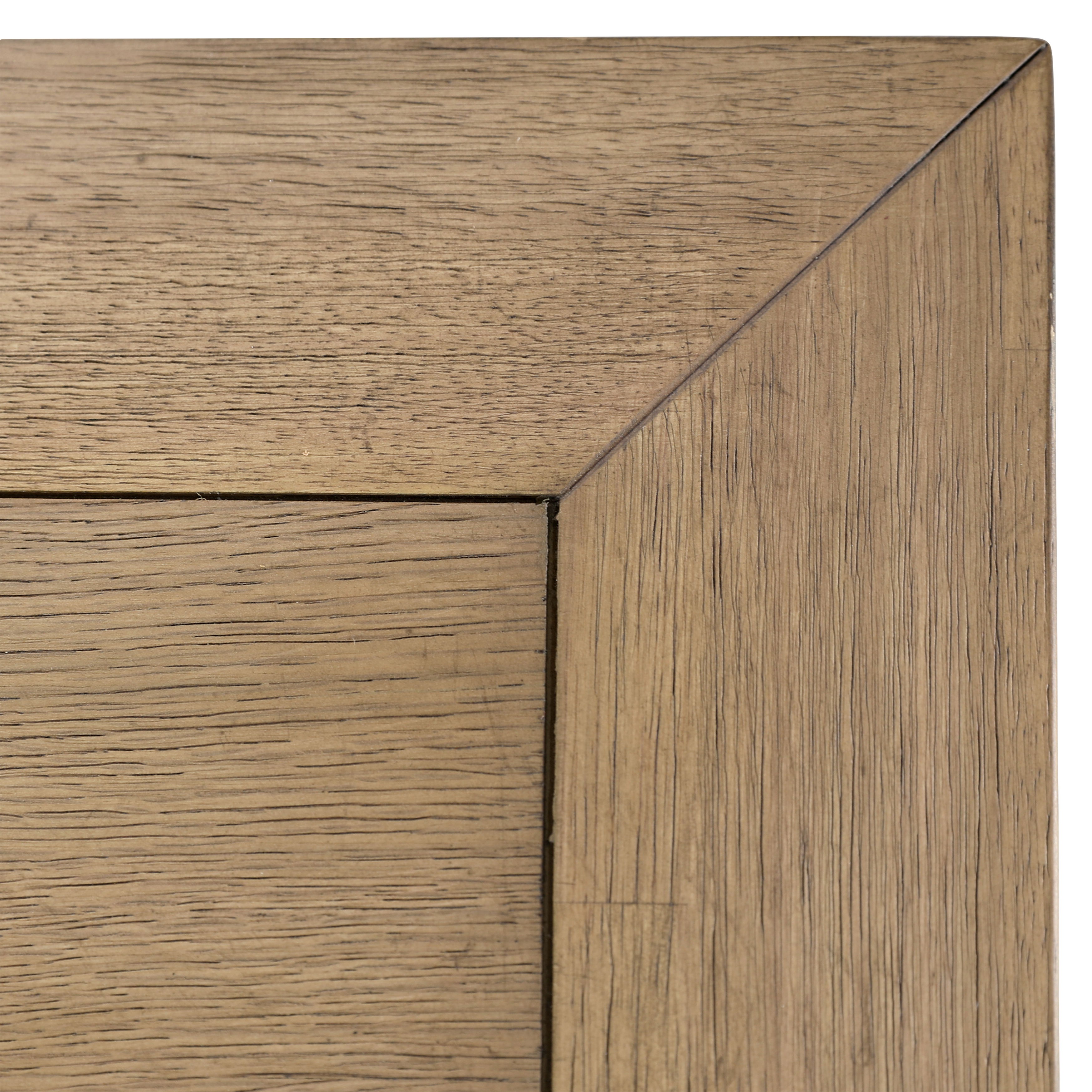 Valery Dining Table Natural 109', by Dovetail, 105.9" width x 30" height x 42" depth View 4