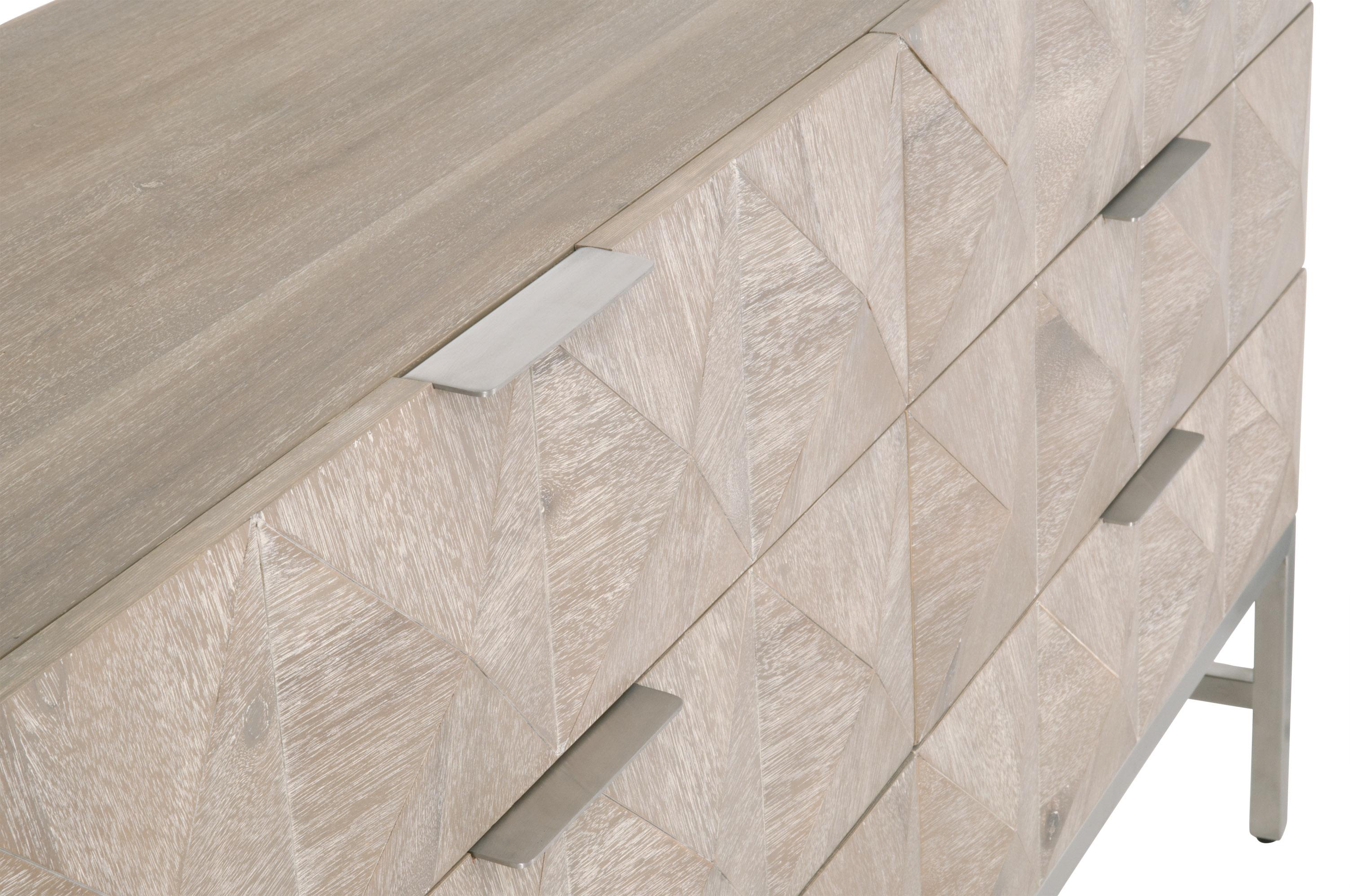 Atlas 6-Drawer Double Dresser, by Essentials for Living, 63" width x 35.5" height x 19" depth View 5