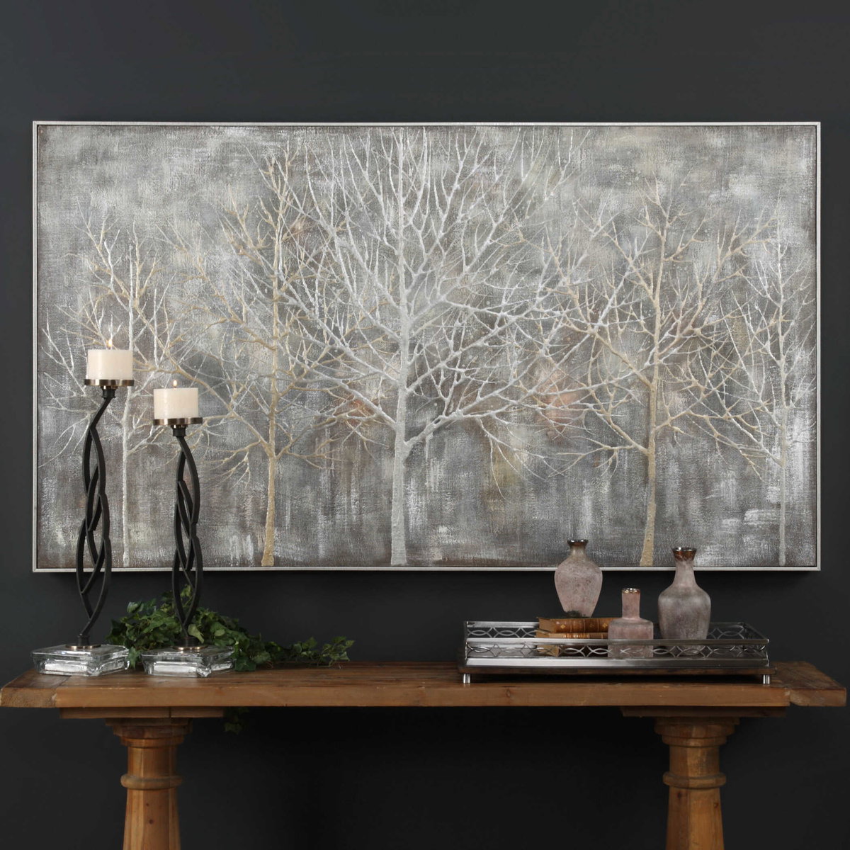 Parkview Landscape Art, by Uttermost, 72.75" width x 40.75" height x 2.25" depth View 2