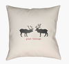 Reindeer Accent Pillow, Decorative Pillow by Surya, 18" length x 18" width thumbnail