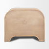 Sorina Reverse Fluted Light Brown Wood Accent Cabinet thumbnail 5