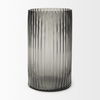 Dawn Tall Smokey Black Glass Vase, by Mercana, 6.1" length x 6.1" width x 11.42" height thumbnail 6