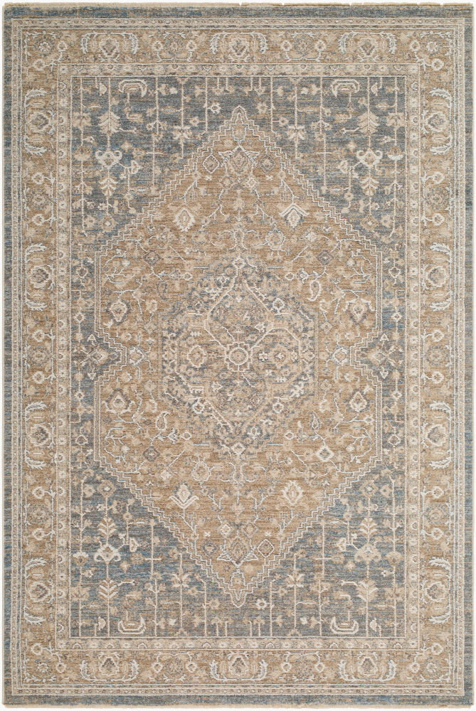 Seclusion Machine Woven Rug, by Surya, 7'4.58" length x 4'11.84" width