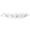 Ruffled Feathers Modern White Bowl, Decorative by Uttermost, 24" width x 4" height x 9.84" depth thumbnail 1