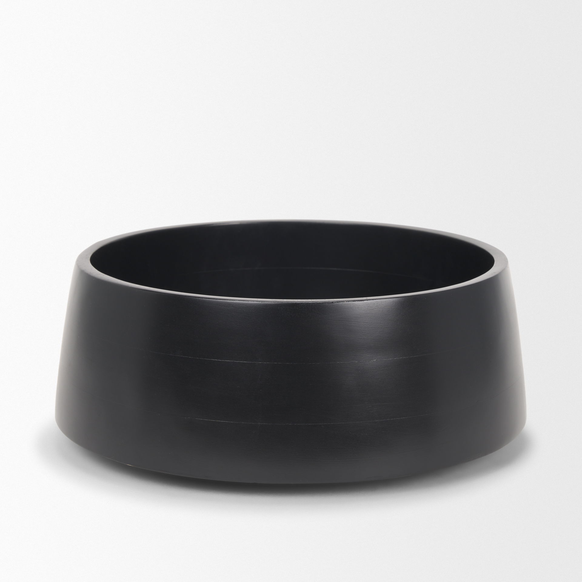 Kadara Black Solid Wood Decorative Bowl, by Mercana, 14" length x 14" width x 5.5" height View 4