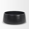 Kadara Black Solid Wood Decorative Bowl, by Mercana, 14" length x 14" width x 5.5" height thumbnail 4