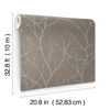 Trees Silhouette Mocha & Silver Wallpaper thumbnail 6