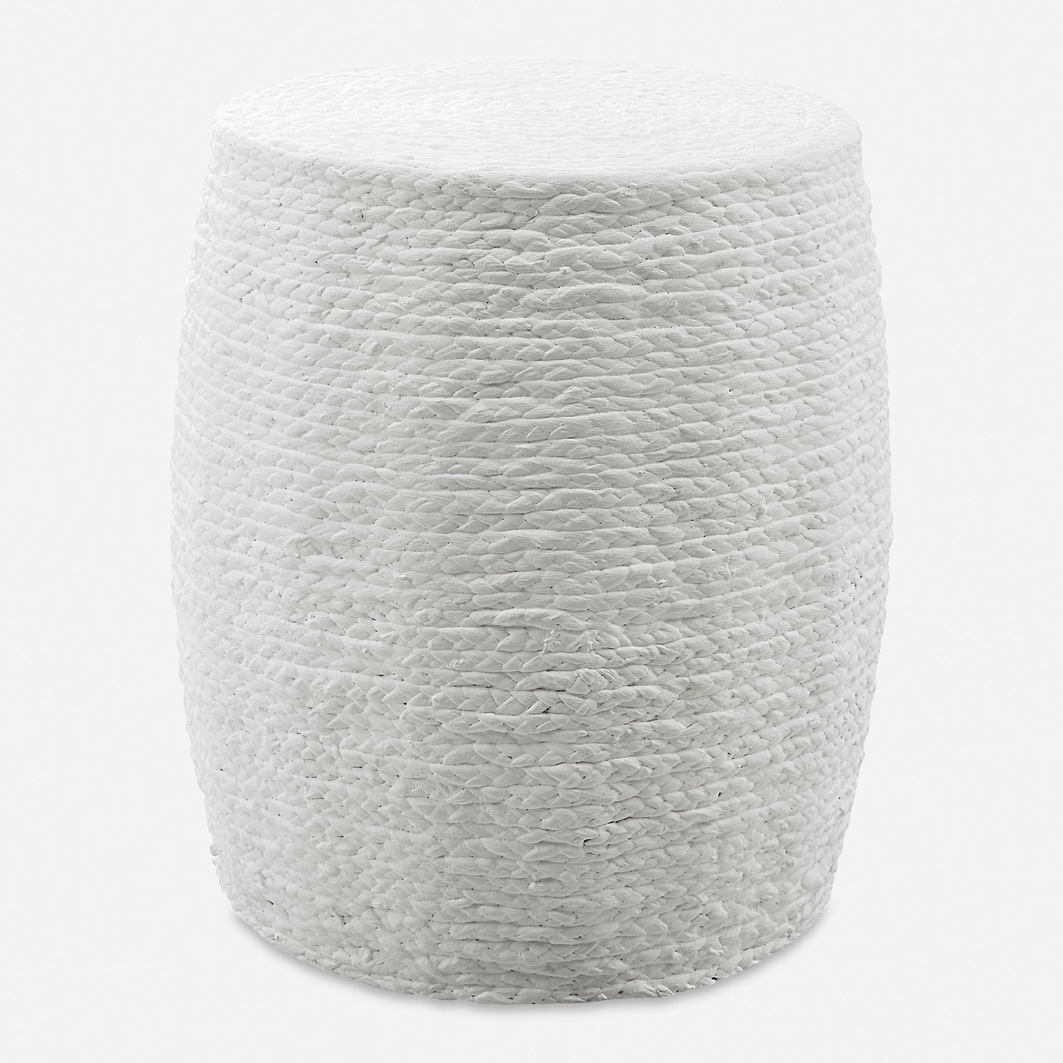 Resort White Accent Stool large image 