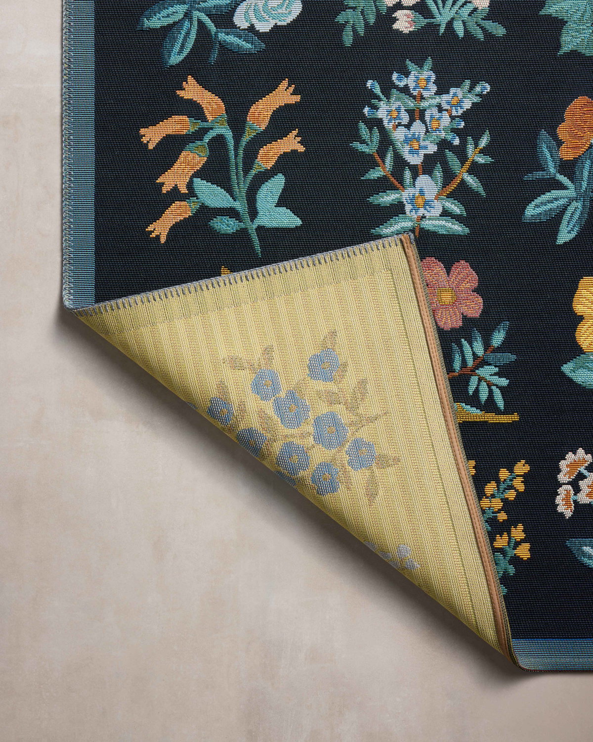 Rifle Paper Co. x Loloi Perennial Rug, 2'5" length x 3'11" width View 5