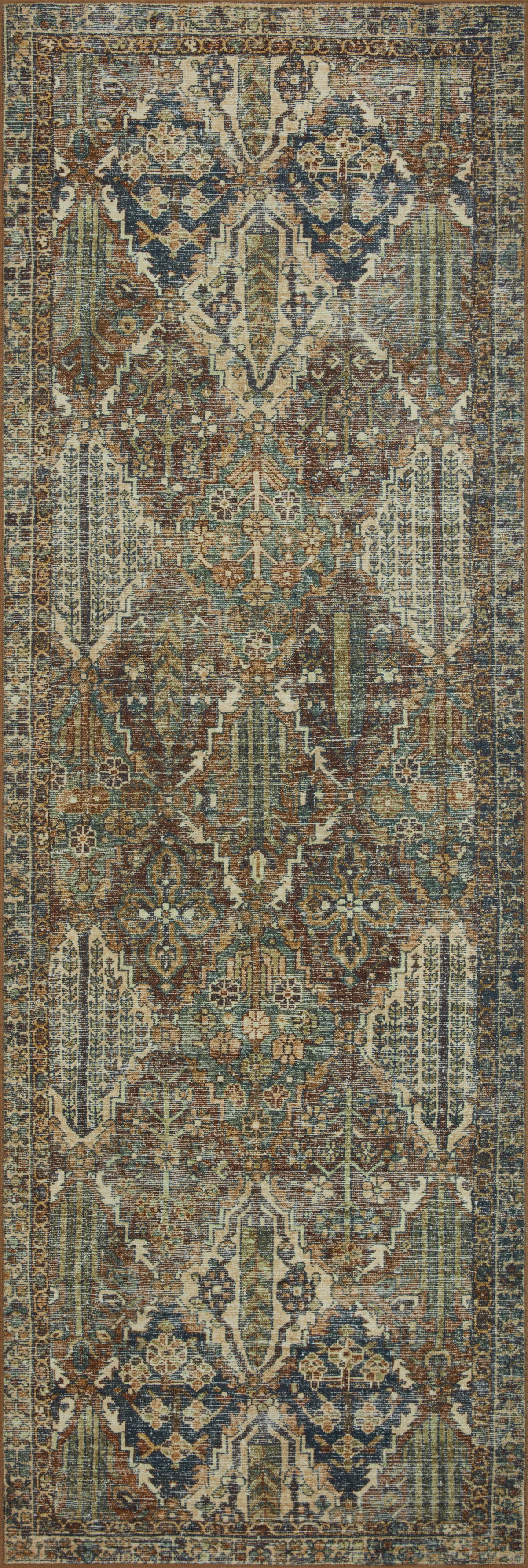 Magnolia Home by Joanna Gaines x Loloi Banks Rug, 2'6" length x 7'6" width View 7