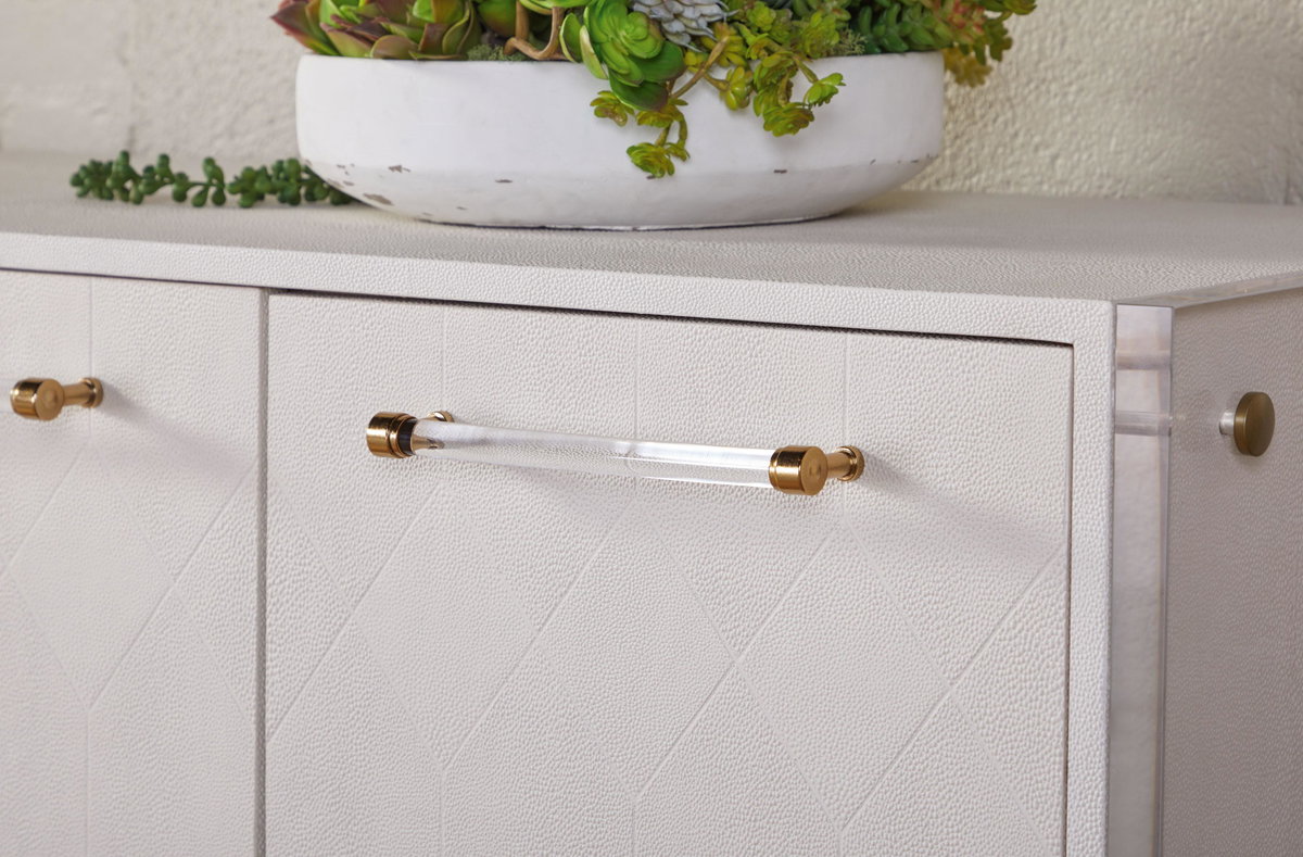 Sonia Shagreen Media Sideboard, Cabinets & Sideboard by Essentials for Living, 67" width x 34.5" height x 19" depth View 16