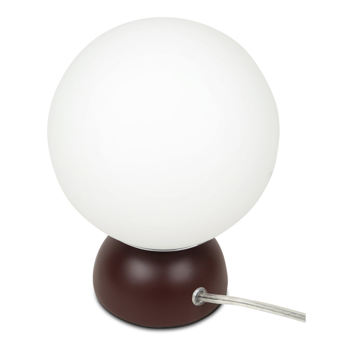 Ovi Table Lamp Deep Red, by Moe's Home, 5.9" width x 7.9" height x 5.9" depth View 2