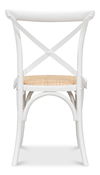 Tuileries Side Chair, White, Dining Chair by Sarreid, 20" length x 22" width x 35" height thumbnail 10