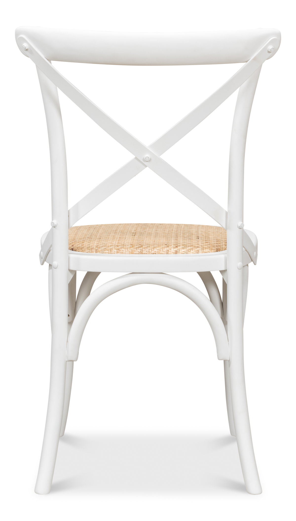 Tuileries Side Chair  White, by Sarreid, 1'10" length x 1'8" width x 2'11" height View 10