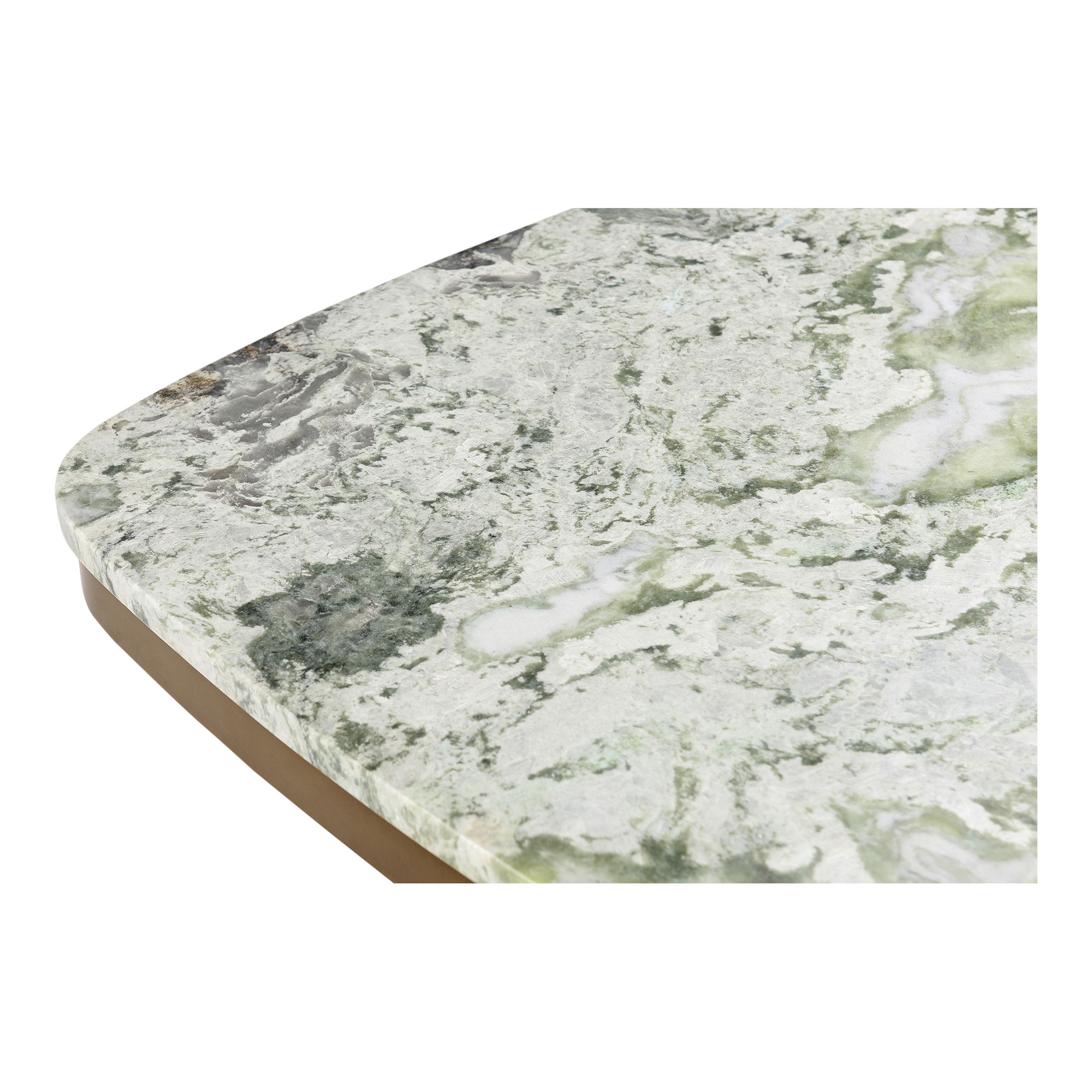 Celeste Cafe Table Green Onyx Marble, Coffee Table by Moe's Home, 36" width x 30" height x 36" depth View 7