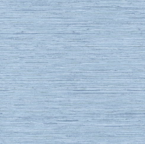 Horizontal Grasscloth Light Blue Wallpaper