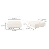 Rosello Ottoman White thumbnail 6
