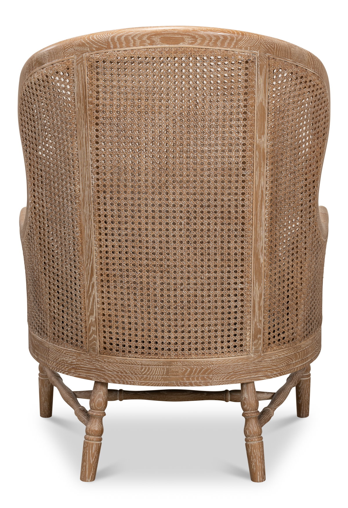 Randolph Wing Chair, by Sarreid, 2'7" length x 2'4" width x 3'2" height View 10