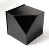 Ralph II Black Metal Cube Table Clock, by Mercana, 8.75" length x 10.25" width x 8.25" height thumbnail 9