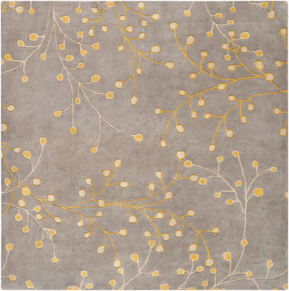 Athena Handmade Rug, by Surya, 6' length x 6' width