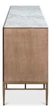 Palisade Shagreen Credenza, by Sarreid, 1'7" length x 6'8" width x 2'10" height thumbnail 4