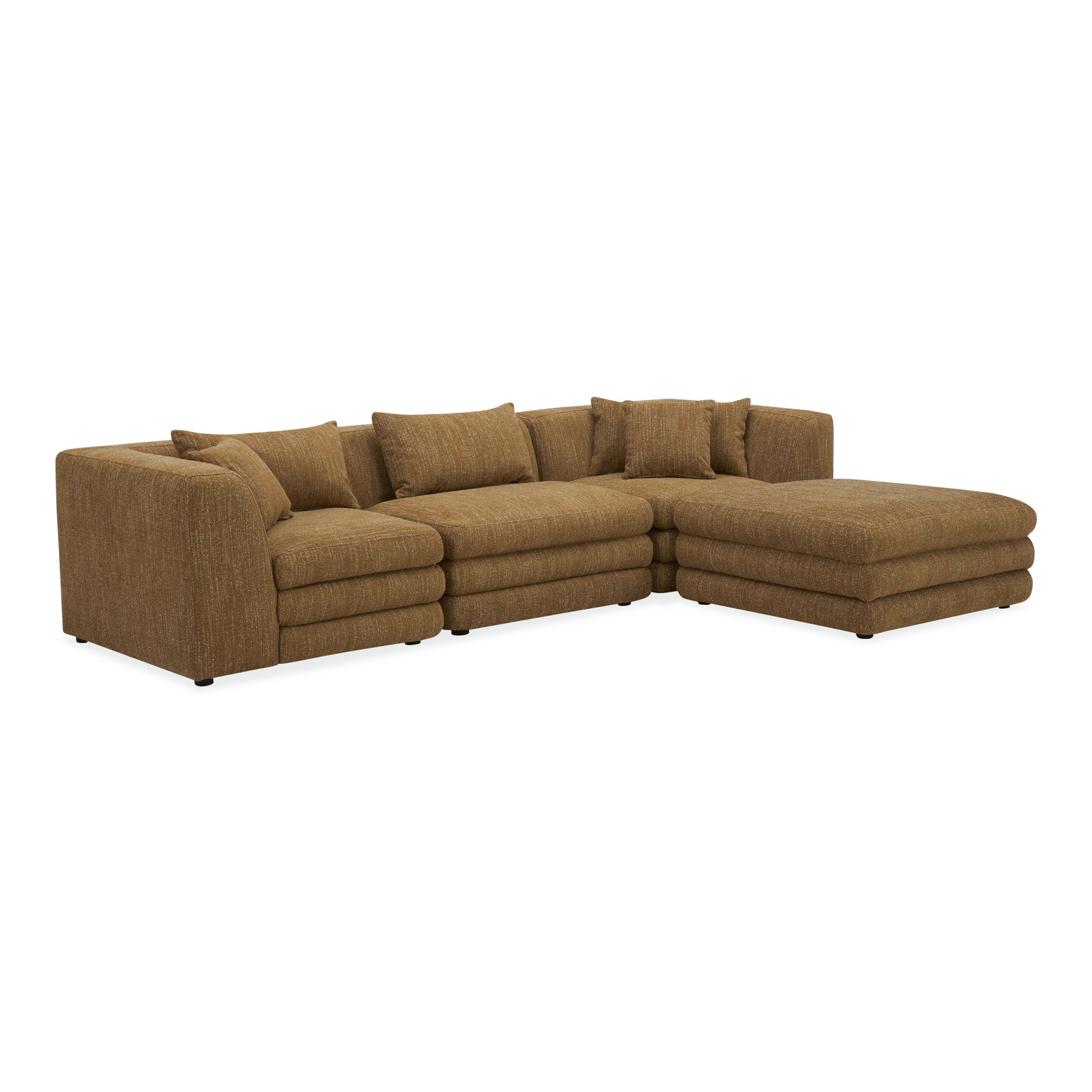 Lowtide Lounge Modular Sectional Amber Glow large image 