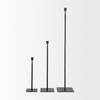 Porter  Medium Black Iron Candle Holder, Candles & Candle Holder by Mercana, 5" length x 5" width x 18" height thumbnail 10