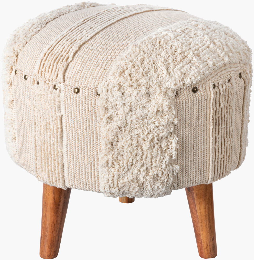 Haarlem Ottoman, by Surya, 16" width x 16" height