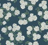 Hydrangea Blue Wallpaper, by York Wall, 27' length x 2'3" width x 0.02" depth thumbnail 1