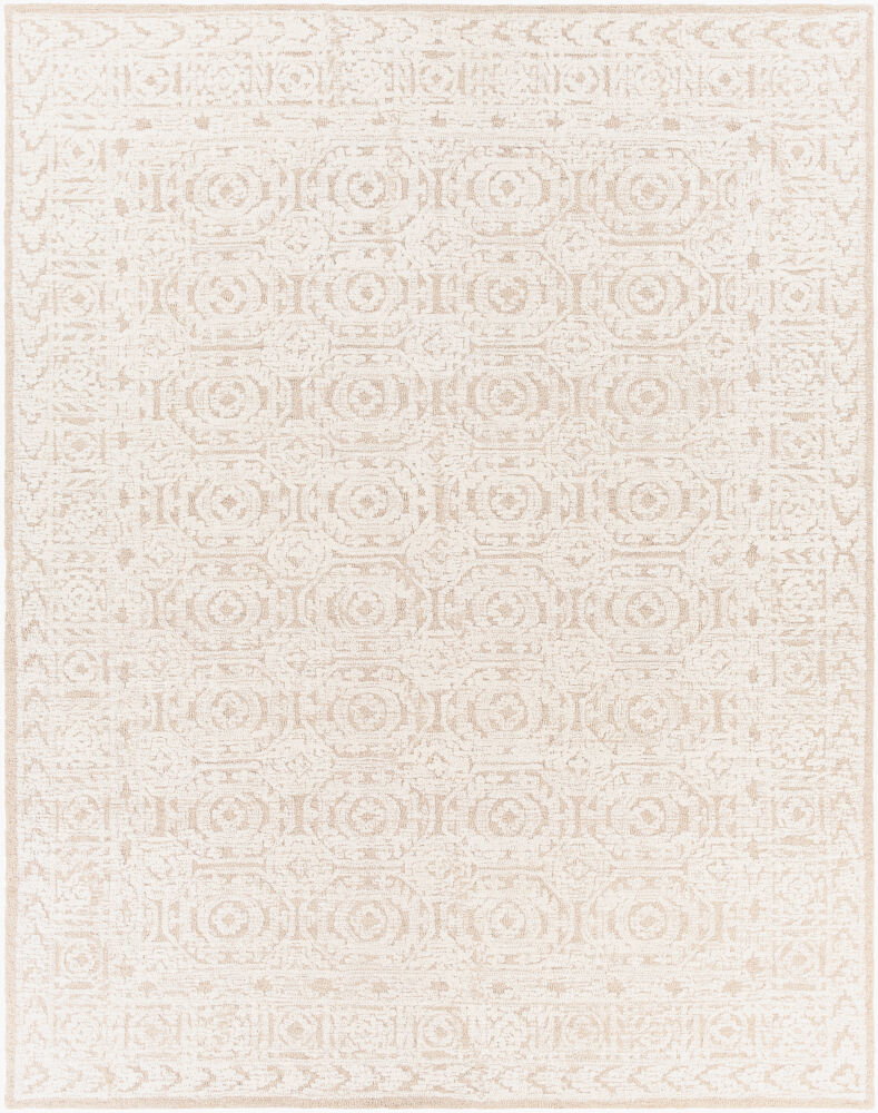 Louvre Handmade Rug, by Surya, 1'6" length x 1'6" width