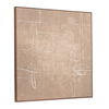 Notion Framed Painting Brown, by Moe's Home, 48" width x 48" height x 1.77" depth thumbnail 2