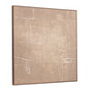 Notion Framed Painting Brown, by Moe's Home, 48" width x 48" height x 1.77" depth thumbnail 2