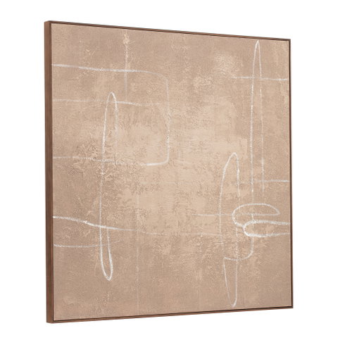 Notion Framed Painting Brown