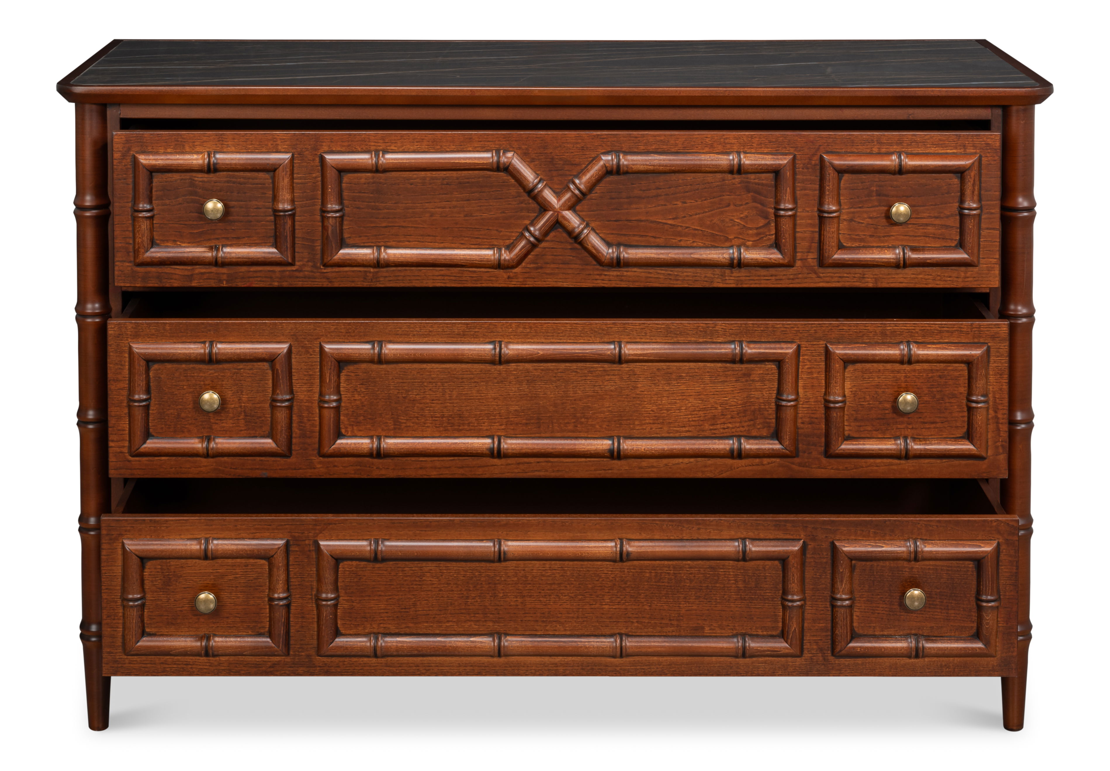 Cayman Commode Chest, Cabinets & Chest by Sarreid, 55" length x 23" width x 36" height View 9