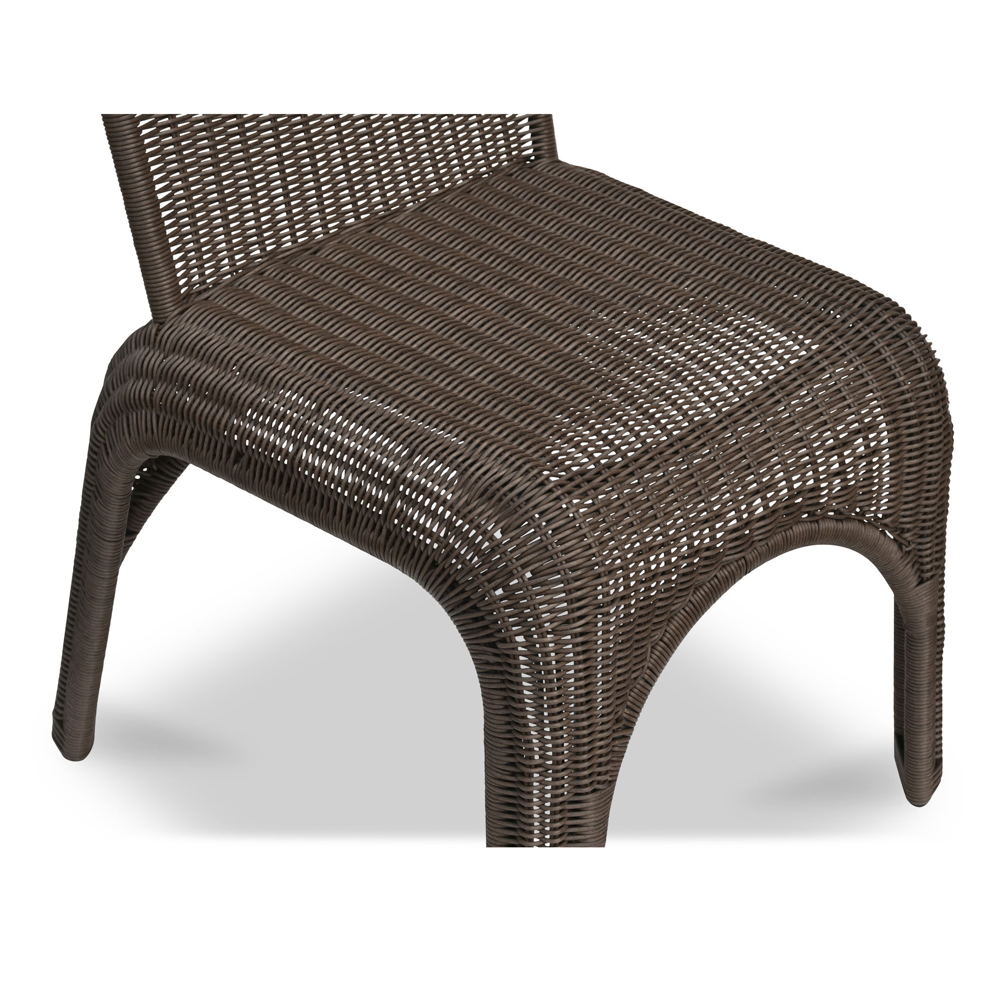 Kendall Outdoor Dining Chair Brown-set Of Two, by Moe's Home, 23.5" width x 31" height x 23" depth View 7