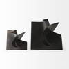Francesca  Black Metal Sculptural Decorative Object, by Mercana, 18.11" length x 18.11" width x 18.11" height thumbnail 5